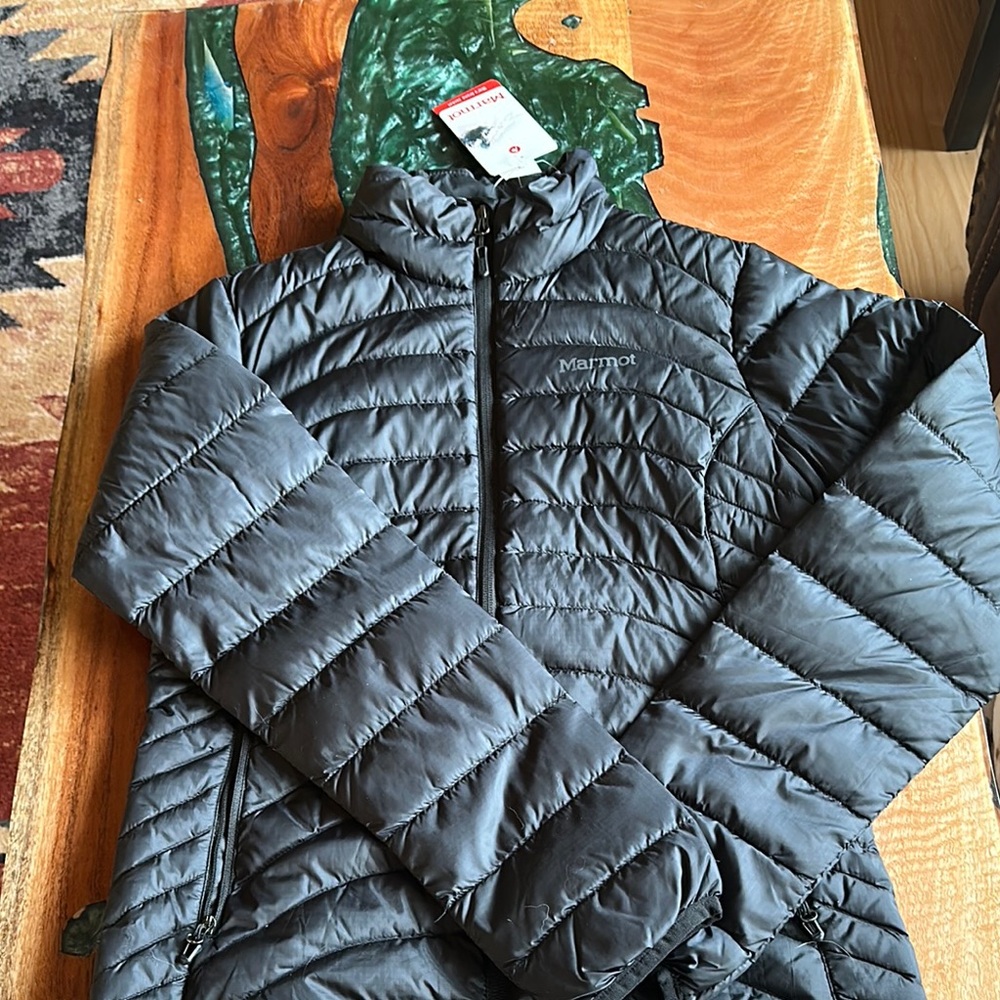 Marmot Black Puffer Jacket